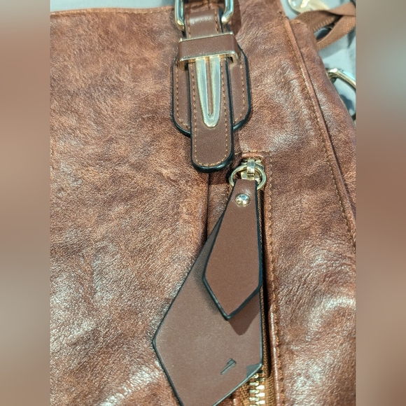 Unbranded Large Slouchy Vegan Leather Shoulder Bag with Lots of Storage - Picture 7 of 11